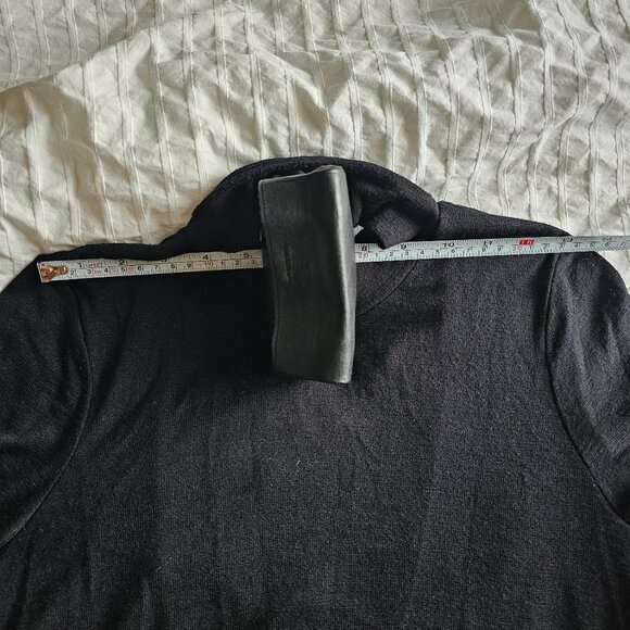 Aritzia Wilfred Free Moulton Mock Neck Low Back Dress - 2018 - Black - Sz S - Picture 7 of 11